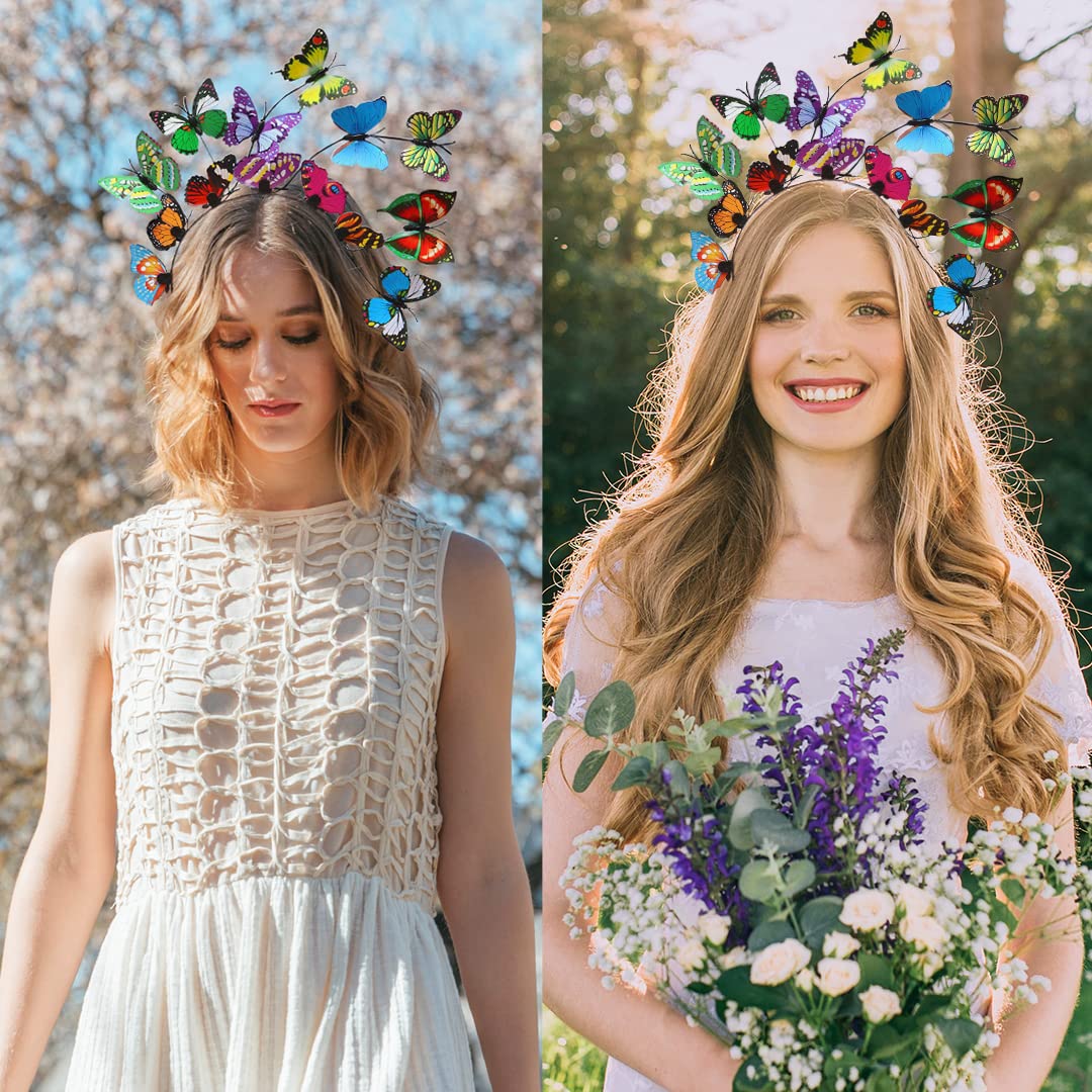Horquillas de mariposa para novias, pinzas de mariposa con encaje marfil, tocado de hada para bodas, accesorios de mariposa para el cabello, horquilla para niña de las flores - España Horquillas de mariposa para novias, pinzas de mariposa con encaje marfil, tocado de hada para bodas, accesorios de mariposa para el cabello, horquilla para niña de las flores - España