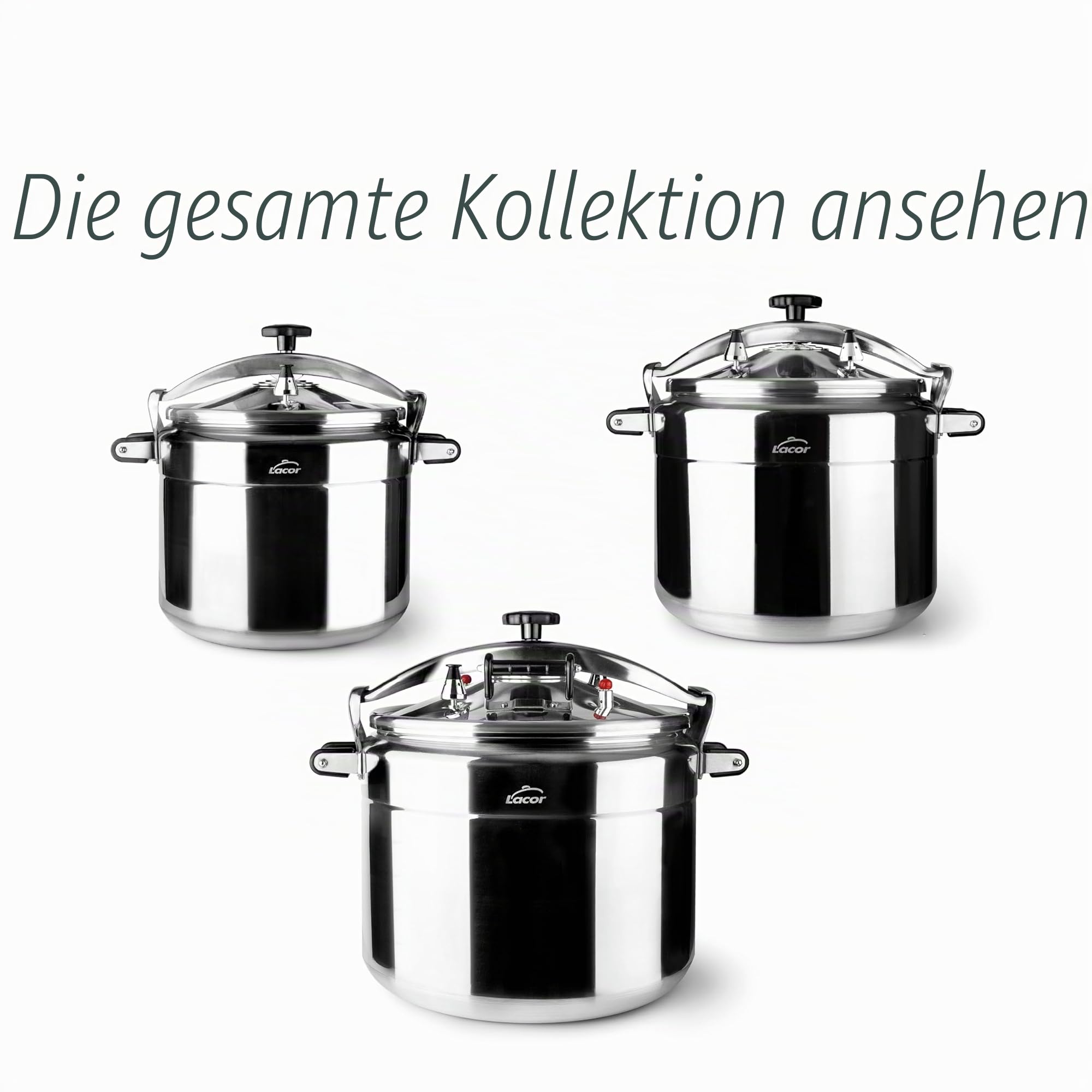 LACOR SCHNELLKOCHTOPF 22 L PRO-Classic, Aluminium, Grey, 34 cm, Lacor_20522