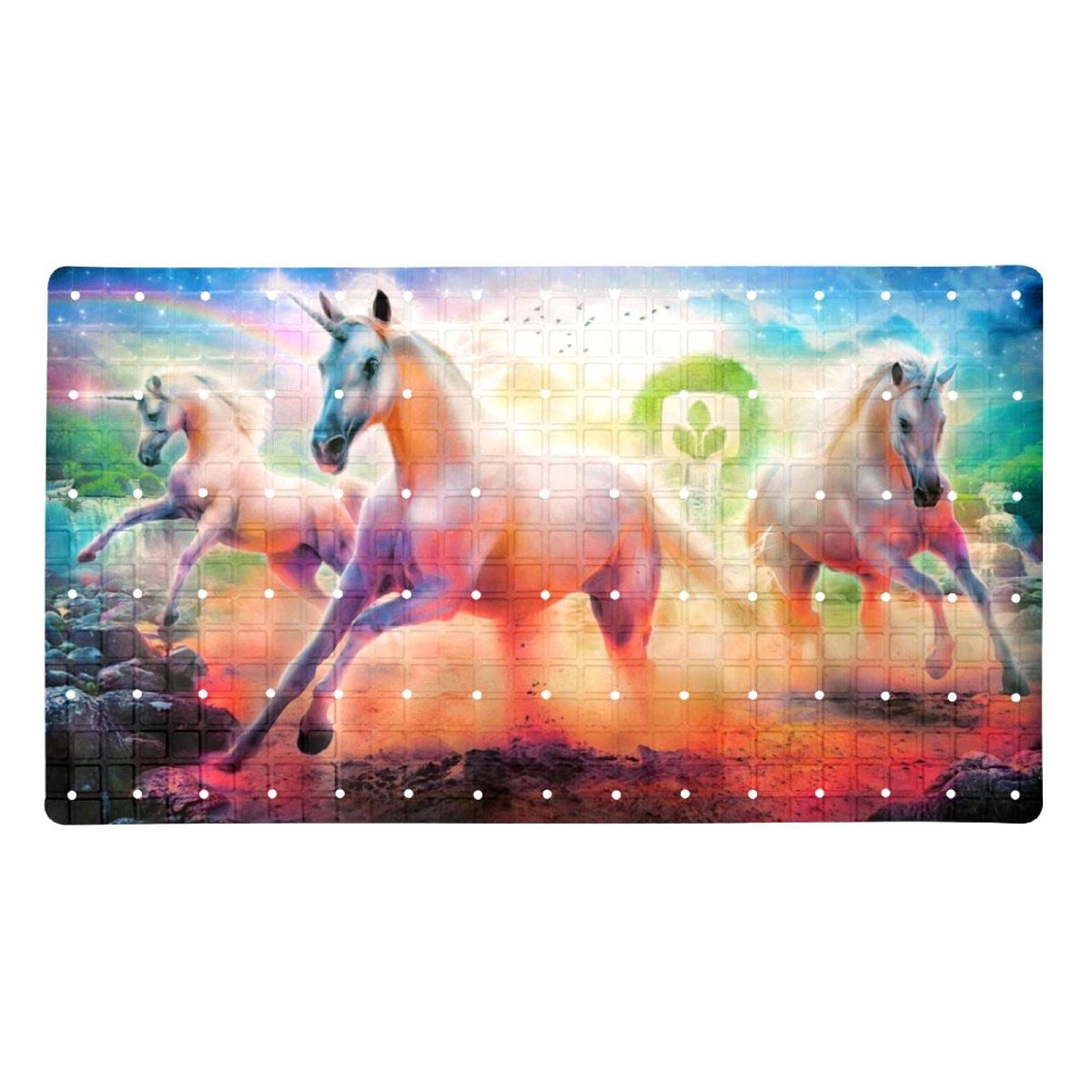 Tapis de douche licorne magique pour le rituel du bain des enfants