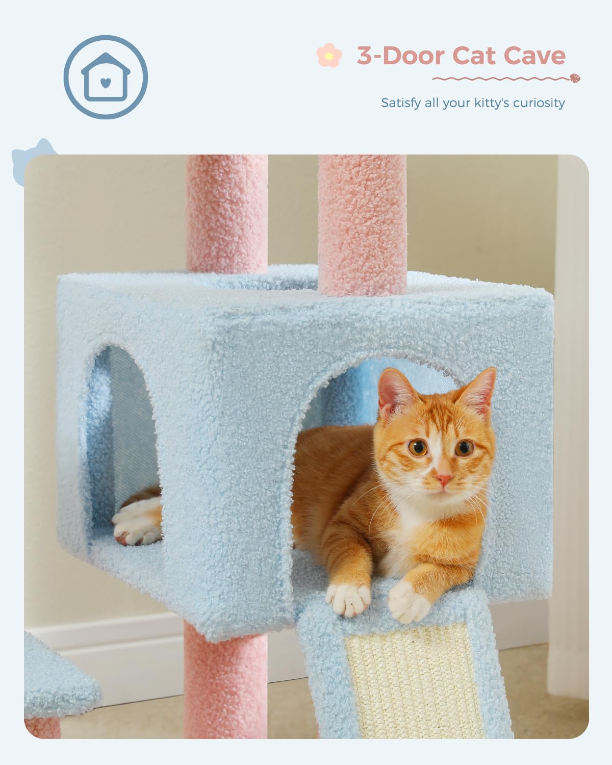 Amazon.com : MUTTROS Flower Cat Tree 47.2
