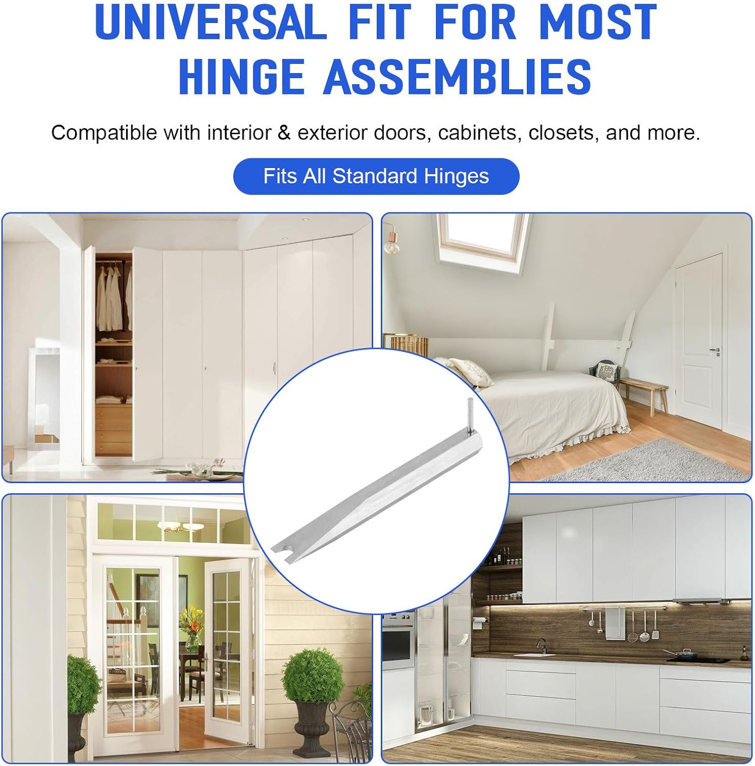 Door Hinge Pin Removal Tool Compatible with Crain 362 Door Pin Tool | Heavy Duty Hinge Pin Removal Tool, Door Pin Removal Tool for Door Hinge Maintenance and Repair
