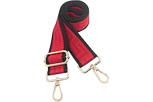 Purse Strap Shoulder - Adjustable Red And Black Crossbody Purse Strap