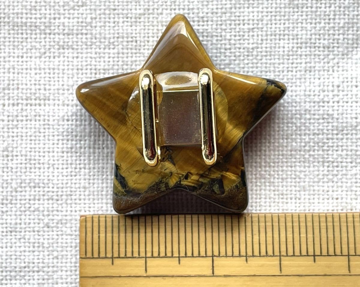 Amazon.co.jp: NO.843 Obi Fastener, Natural Stone, Tiger Eye