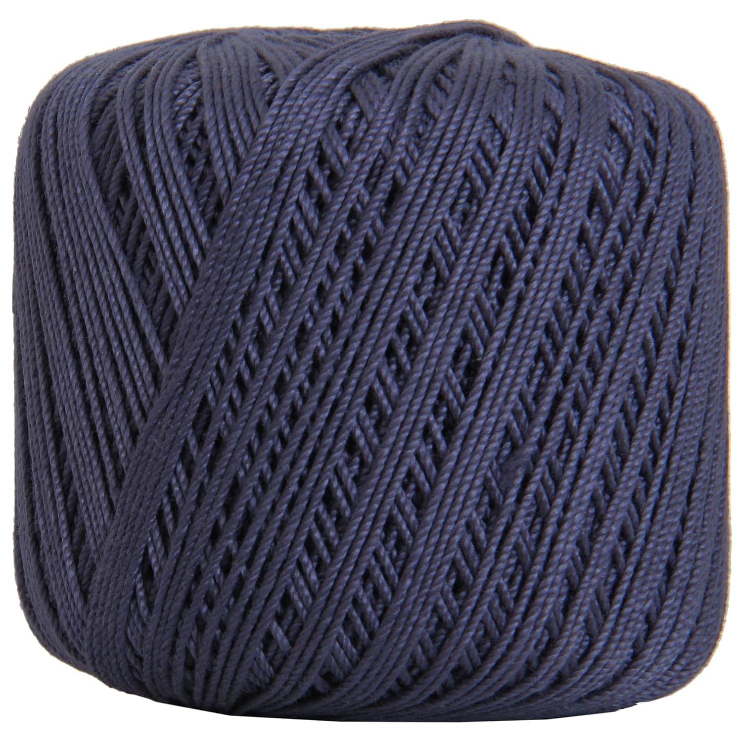 ThreadArt 100% Cotton Crochet Thread Size 3, Navy 38