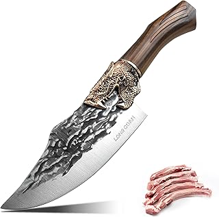 Japan Knives, Viking Knife, Sharp Boning Knife 6.4 inch, Handmade Butcher for Meat Cutting, Japanese Cooking Knife with Bl...