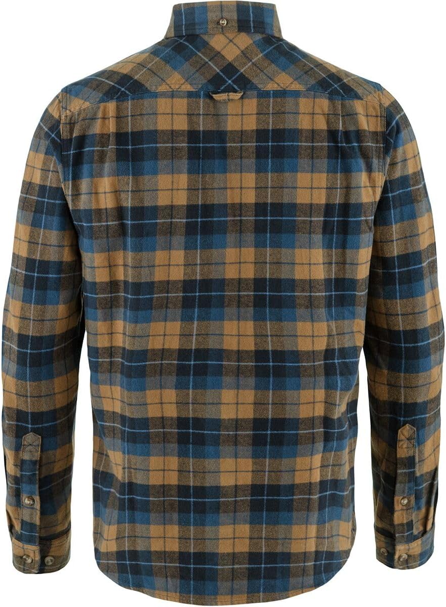 Fjällräven Singi Heavy Flannel Shirt Men's Shirt - Warm Durable Button Up for Outdoor Everyday Wear