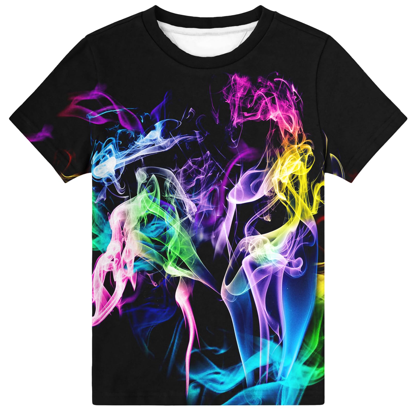 Hgvoetty Boys Girls Graphic T-Shirts Kid 3D Casual Tops Tees for 6-16 Years