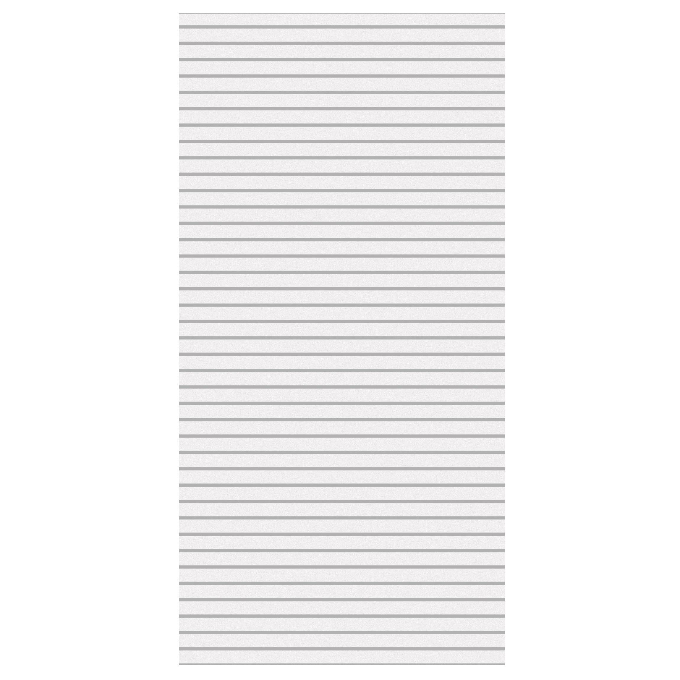 Bilderwelten Fensterfolie Sichtschutz Streifen Muster 200 x 100 cm Milchglasfolie Sichtschutzfolie Fenster Folie Blickdicht Anti-UV Statisch Haftend Hochformat