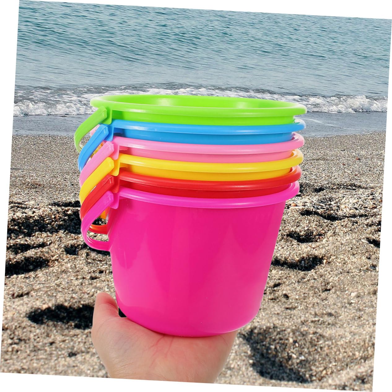 Secchiello Spiaggia Ragazzo Ragazza 12Pezzi in ABS, Giochi Mare