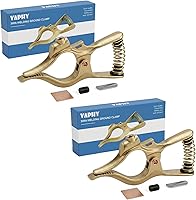 Vista 8 de Pinza de tierra para soldadura de 300 amperios estilo T de latón