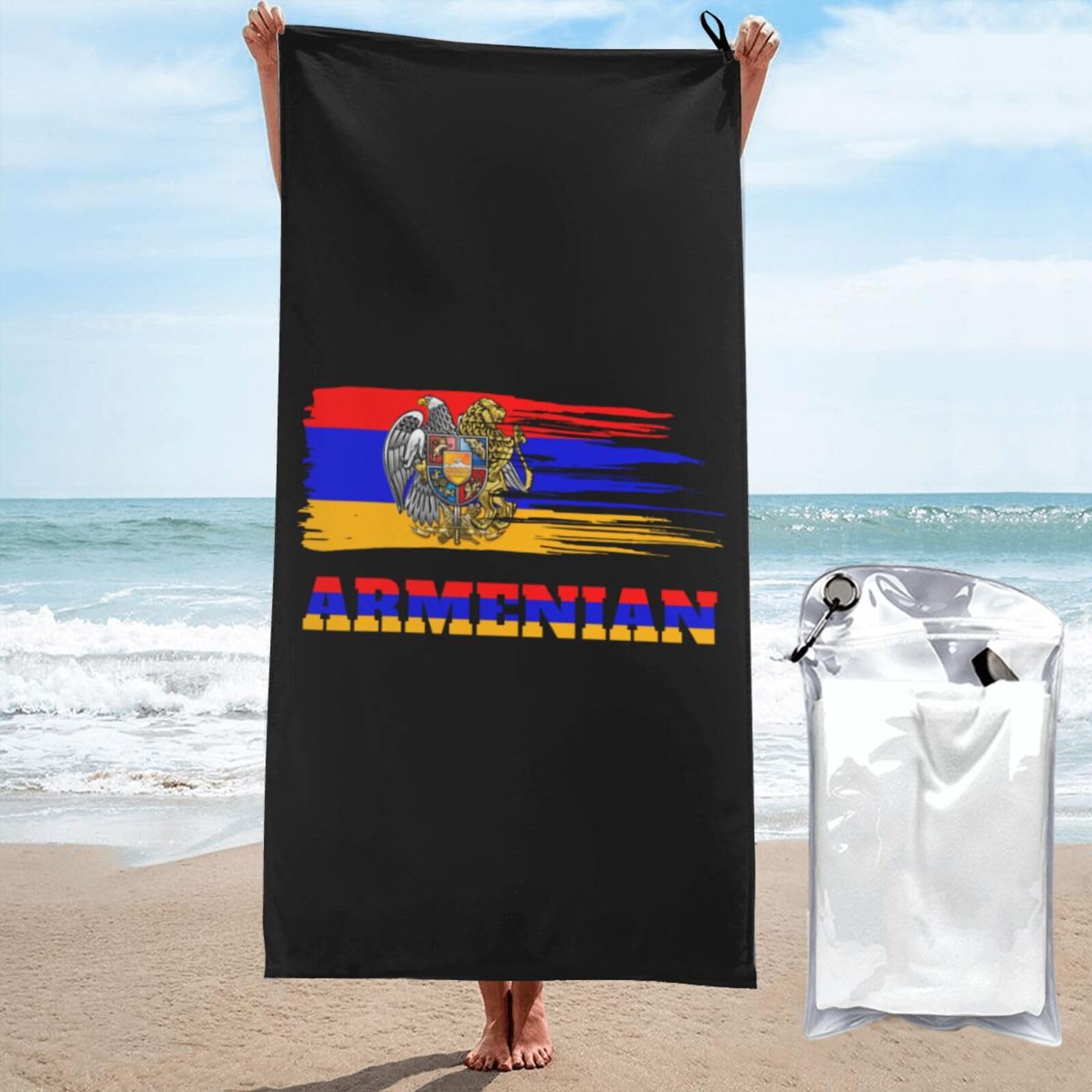 Toalla de playa de Armenia para tus escapadas de camping, piscina y entrenamiento