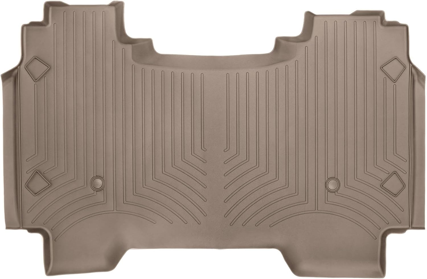Weathertech Custom Fit FloorLiners for Dodge Ram Truck 1500, Ram 1500, Ram 1500-2nd Row (4414282), Black