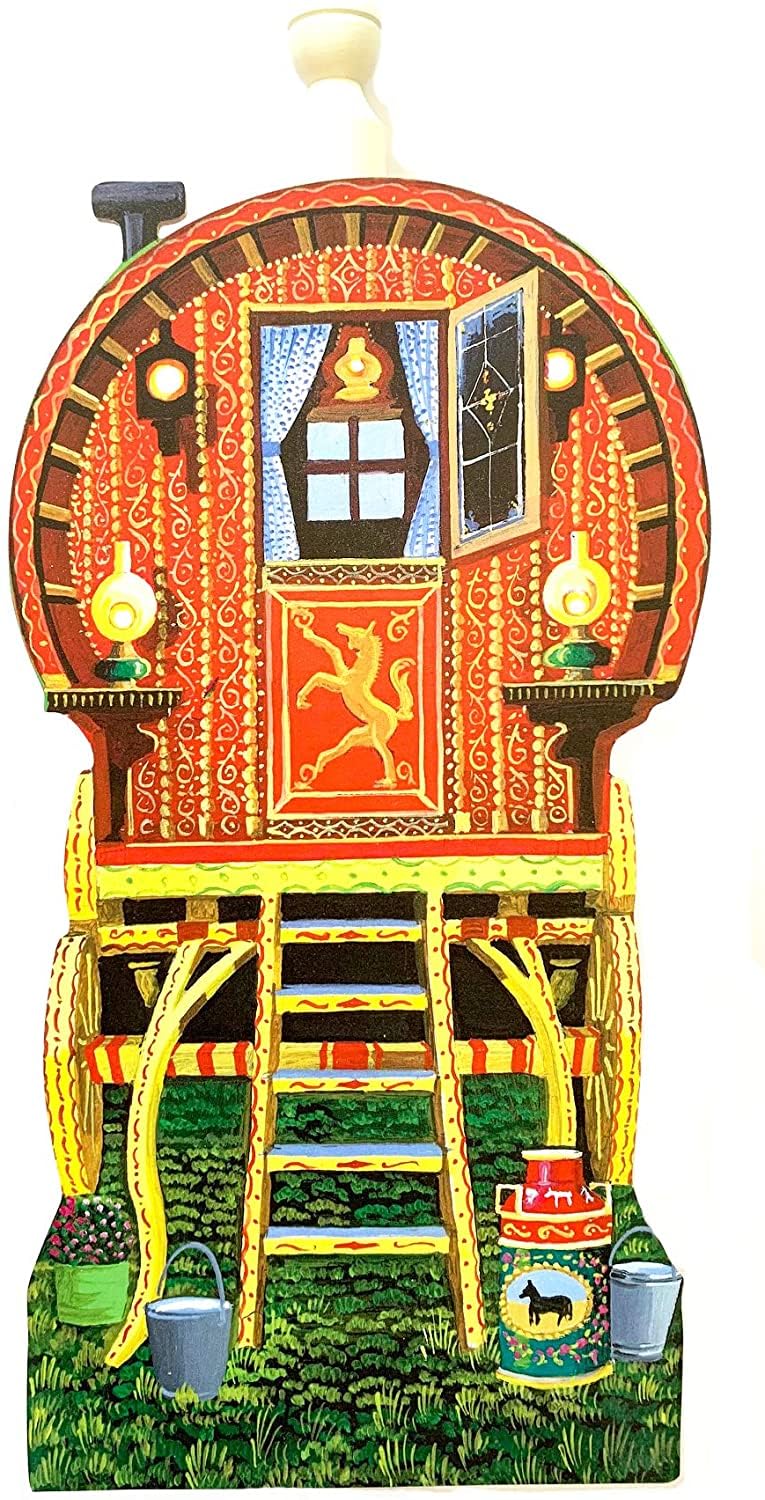 Gypsy Caravan Kitchen Roll Holder - Romany Gypsy Gift WT49KRH