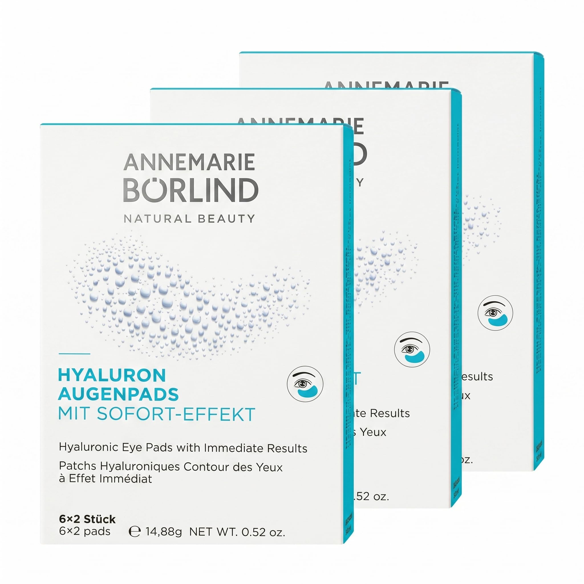 ANNEMARIE BÖRLIND Hyaluron Augenpads Multipack (18 x 2 Stk.)