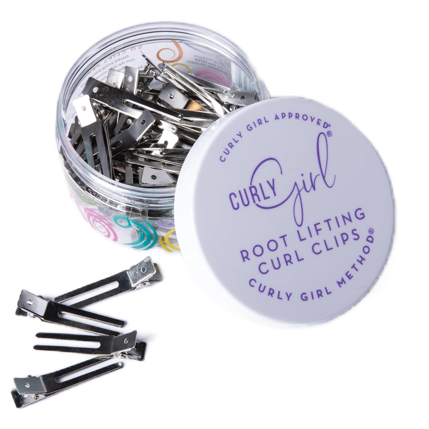 Curly Girl® 50 Double Prong, Root Lifting Hair Clips for
