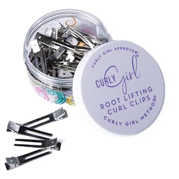 Curly Girl 50 Double Prong, Root Lifting Hair Clips for Adding Volume to Curly Hair