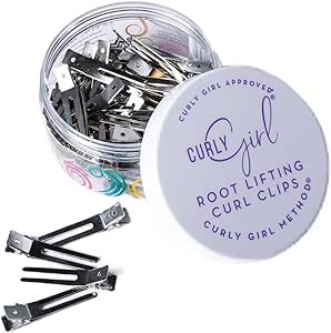 Curly Girl® 50 Double Prong, Root Lifting Hair Clips for Adding Volume ...