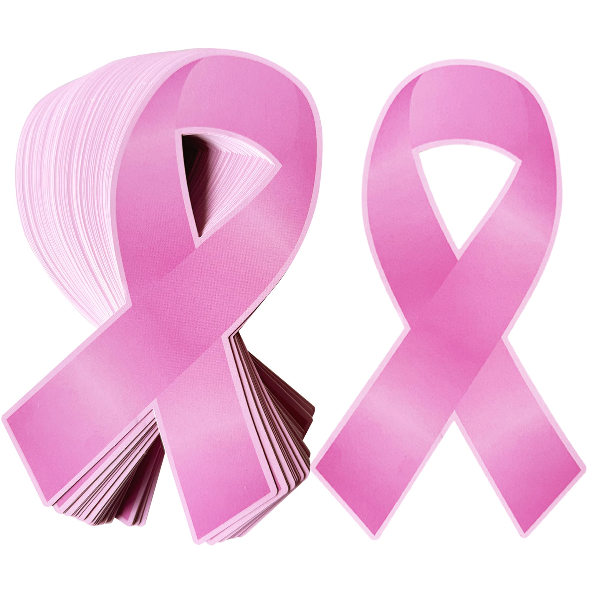 Découpes en papier pour la sensibilisation au cancer du sein de haute finition rose M
