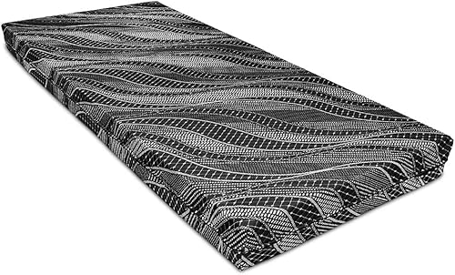 Colchón para literas con doble función, doble cara y espuma suave para servicio dual, CaféBeige