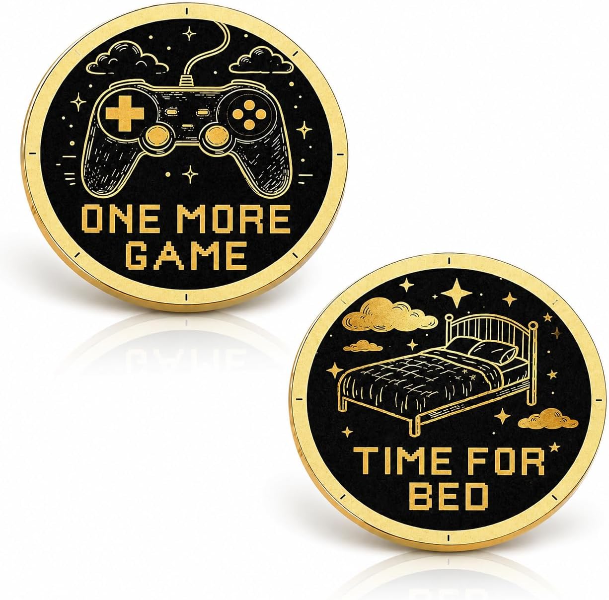 Gifts for Gamer, Gamer Gifts for Teenage Tween Boys 16 - Decision Coin for Game Lovers, Funny Gamers Gift for Him Men, Gaming Accessories for Boyfriend Husband, Nerdy Gift for Nerds Dad Fathers Day