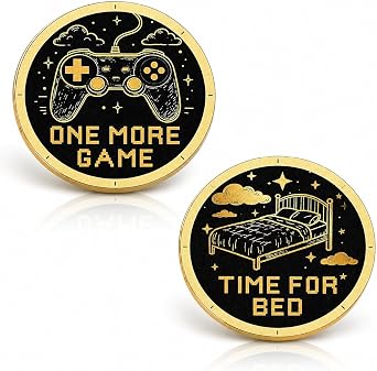 Gifts for Gamer, Gamer Gifts for Teenage Tween Boys 16 - Decision Coin for Game Lovers, Funny Gamers Gift for Him Men, Gaming Accessories for Boyfriend Husband, Nerdy Gift for Nerds Stocking Stuffers