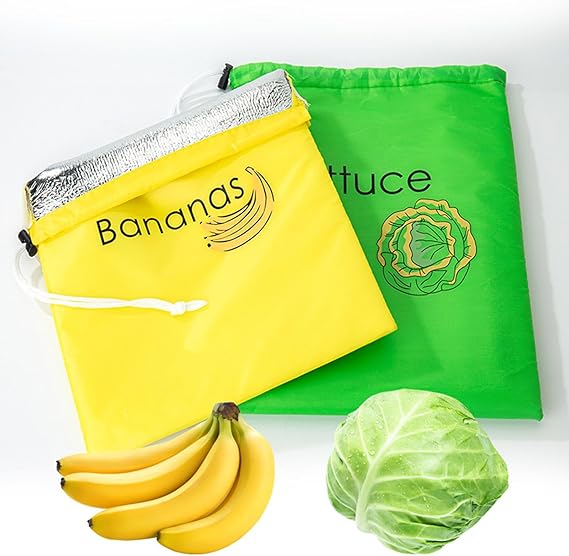 Sacs En Filet Réutilisables - Lot De 8, 30x35 Cm - Cordon De Serrage Vert - Pour Courses, Fruits, Légumes