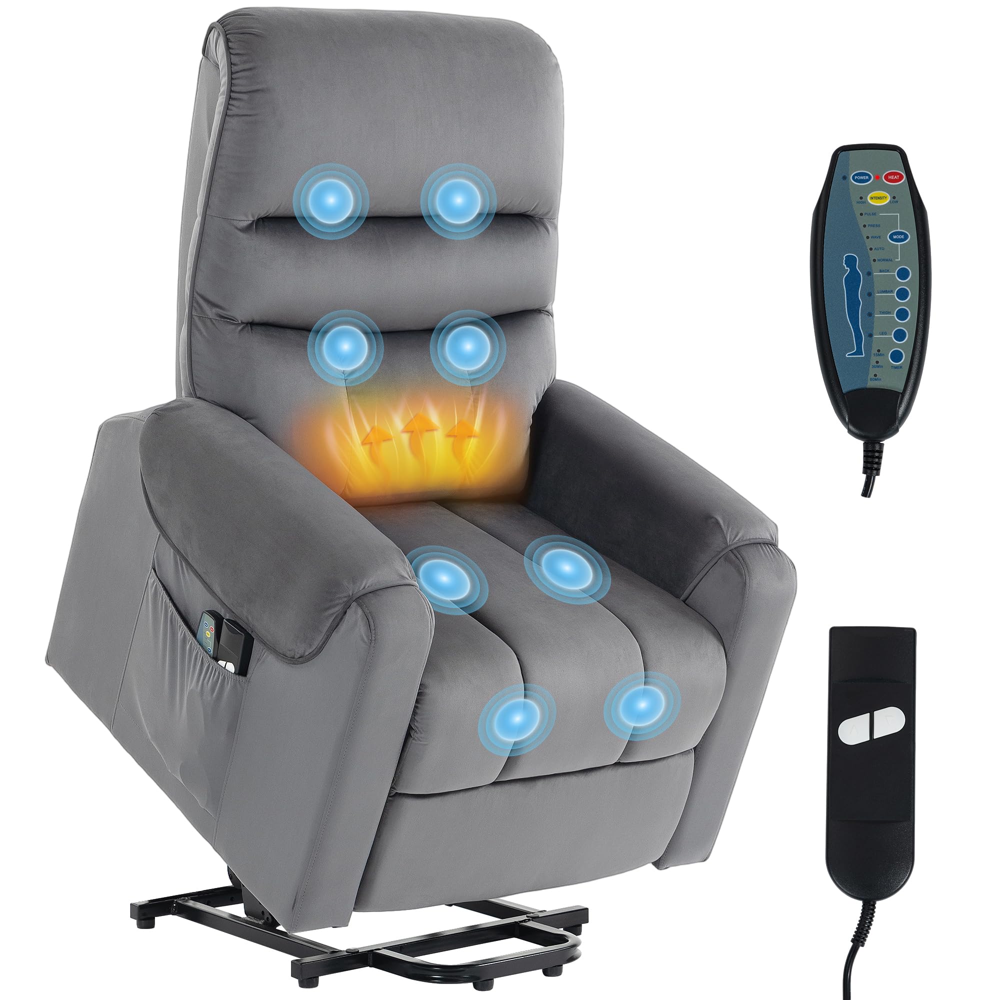 homcom fauteuil releveur électrique