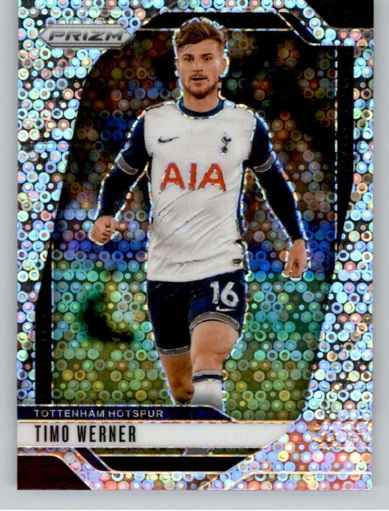 2024-25 Panini Prizm English Premier League Breakaway Prizms #87 Timo Werner Tottenham Hotspur Official Soccer Card in Raw (NM or Better) Condition