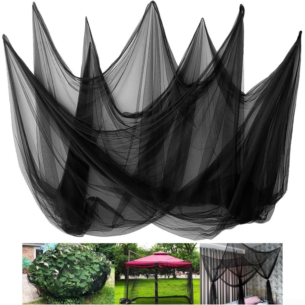 Filet Anti-Nuisibles Jardin 2.4x4m Polyester Respirant(Black 3 * 15m)