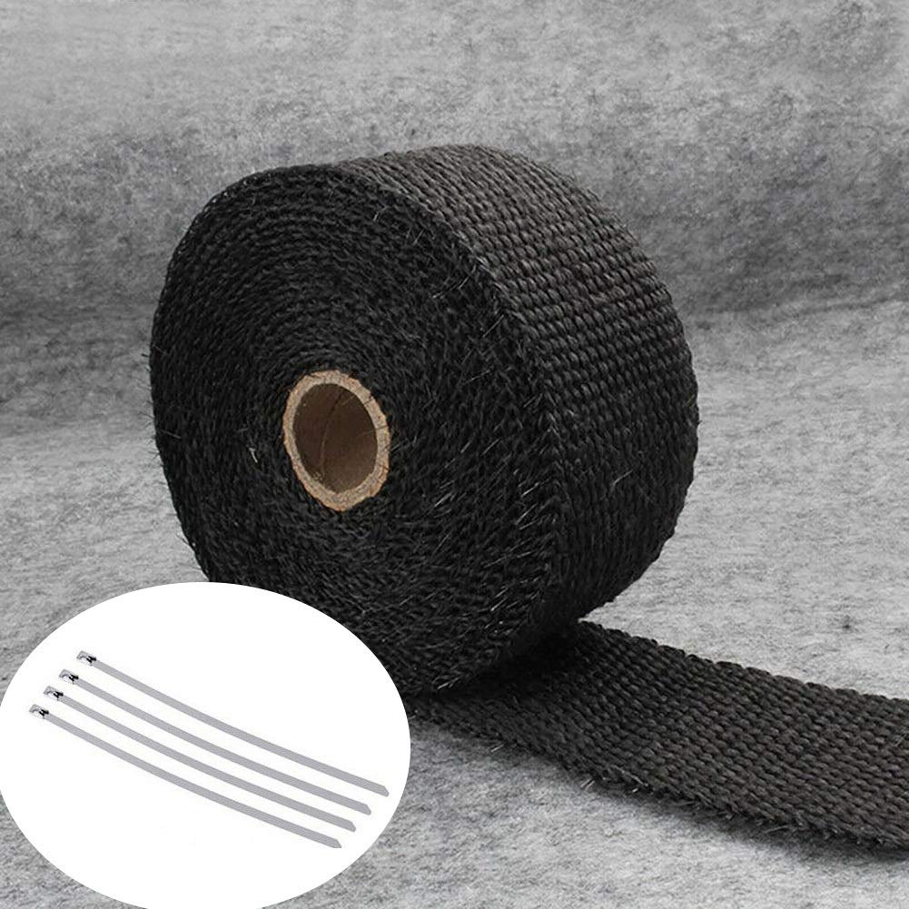 Nastro Termico In Fibra Di Vetro Per Scarico 15m – GEARZAAR, Avvolgi Collettori E Downpipe