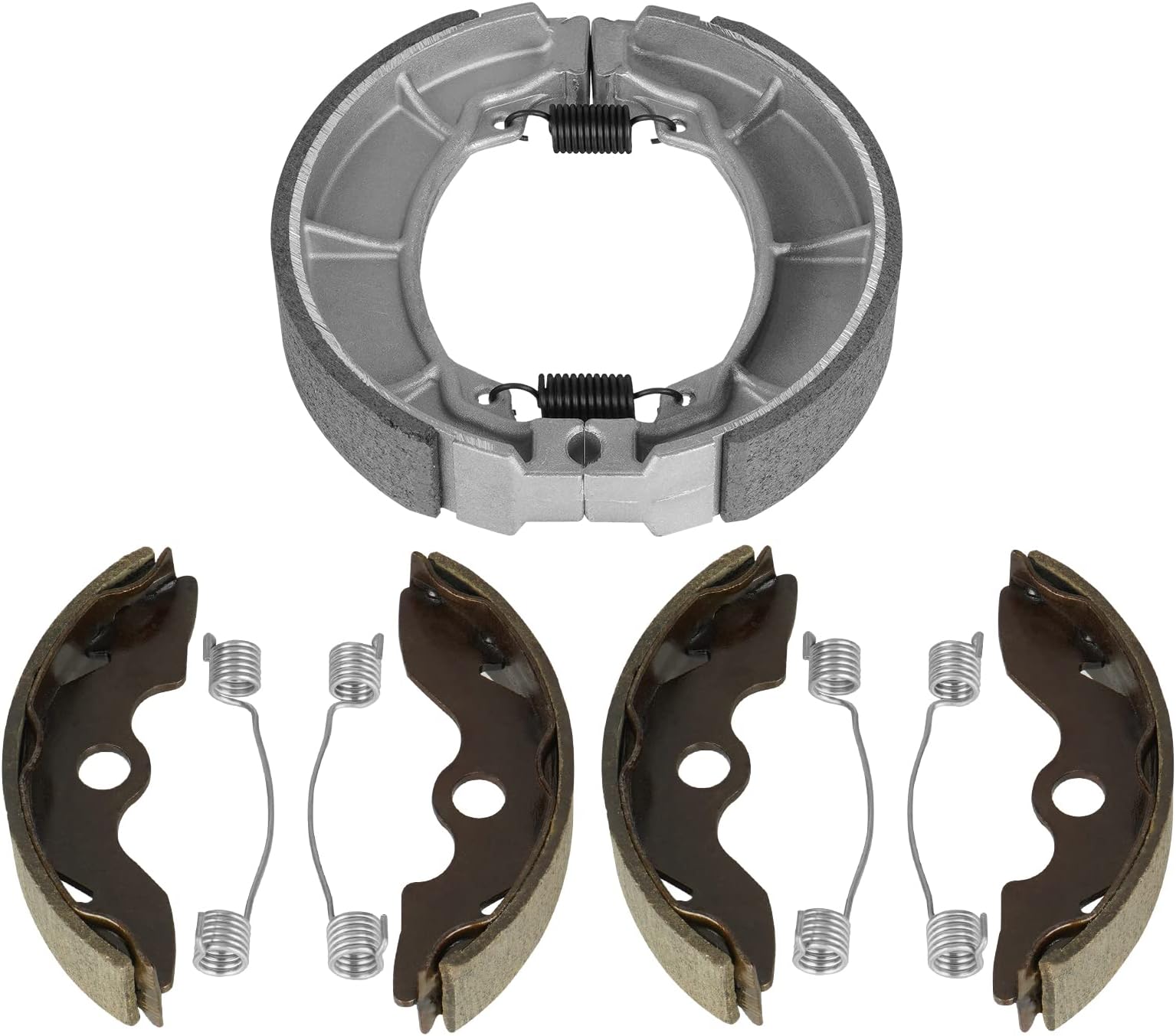 1987 Honda Trx250x Caltric Front & Rear Brake Shoes For Honda TRX250TM Fourtrax 250 Recon 2002-2024 - 3-Piece Set Fourtrax 250 Recon Brake Shoes - Foto 9