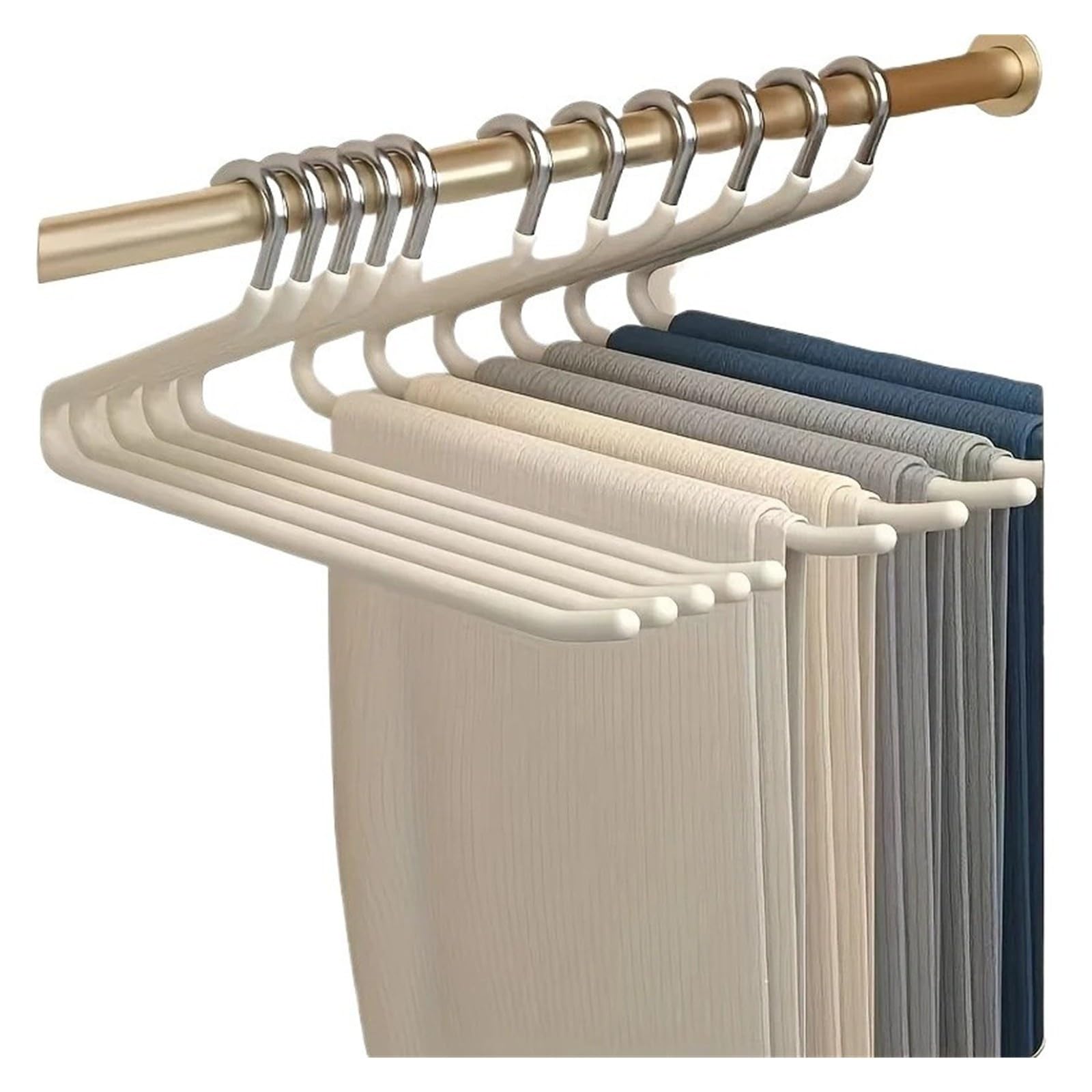 20/10Pcs Metal Z-Shaped Pants Hanger