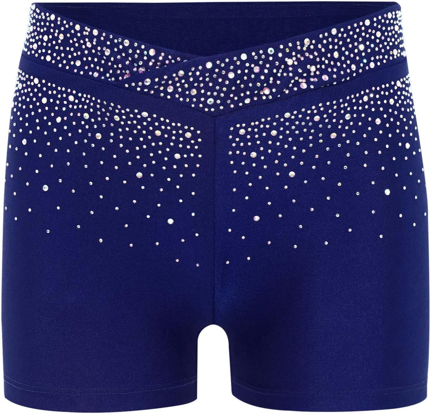 Kaerm Kids Girls Dance Sequined Shorts Ballet Gymnastics Performance Shorts for Stage Showing