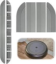 Threshold Ramp Mat Door Sill, Universal Sweeper Door Sill, TPE Step Ramp Climbing Mat Kit, Doorway Robot Vacuum Cleaner Threshold, Steps Stairs Doorways Curbs for Xiaomi for NARWAL(Gray)