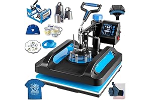 15x15 Inch 8 in 1 Multifunctional Combo Heat Press Machine