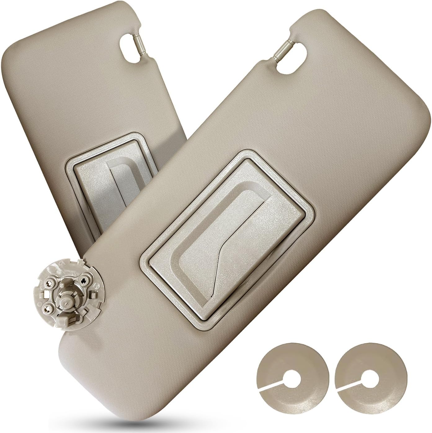 Sun Visor for Chevy Cruze 2011-2019 Sun Visor Replacement Number 95034256 95034253 84126667 84126658 Beige(Left Driver & Right Passenger Side)