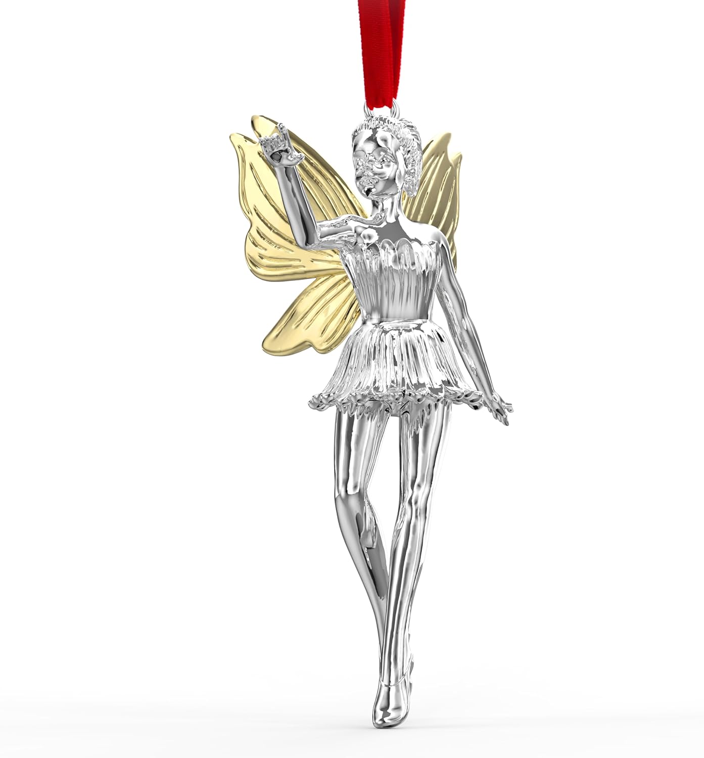 Christmas Ornaments 2025,Silver Christmas Ornament for Xmas Tree Decor, Christmas Ornament Gift Metal Funny Ornament for Christmas Tree - Xmas Hanging Ornament for Holidy Annual Keepsake - Image 5