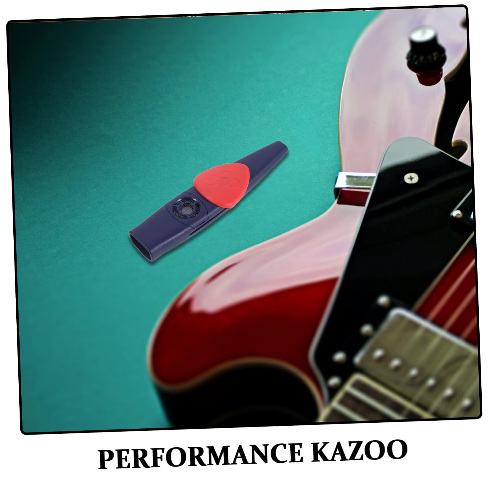 Professionelles Metall Kazoo für Erwachsene Leicht zu Erlernendes Blasinstrument Kompakt Robust Klarer Klang für Gitarre Ukulele Partys
