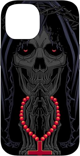 Miniatura 4 de iPhone 15 Pro Max Oraciones del Día de Muertos - Funda La Calavera Catrina Santa Muerte