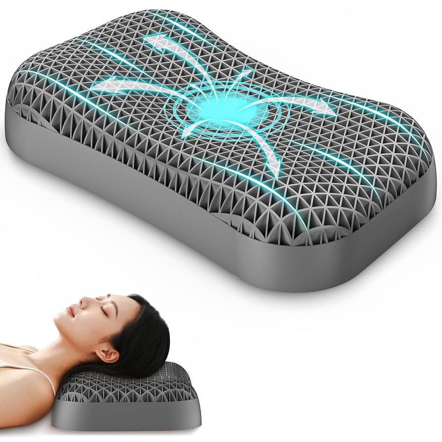 Dafeel 無重力ジェルピロー グレー 枕カバー付き Amazon|Dafeel 枕 まくら 首が痛くならない 無重力ジェルピロー