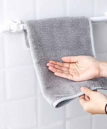 Miniatura 7 de 4 soportes para barra de cortina, ganchos autoadhesivos para barra de cortina que se adaptan a barras de cortina de 0.6 a 1.5 pulgadas, ganchos para