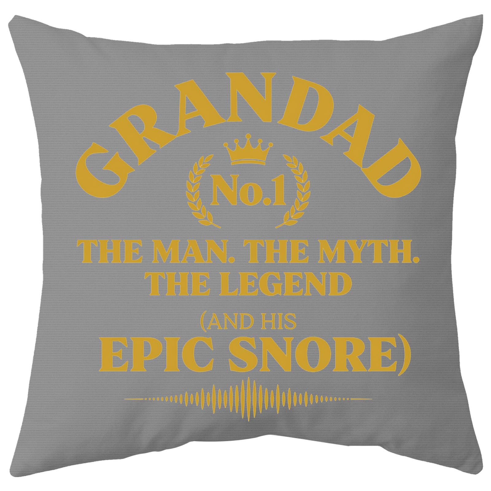 Senken Grandad Cushion Cover The Man Myth Legend Gift