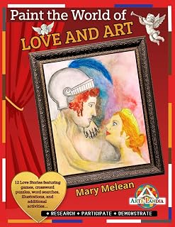 Paint the wold of Love and Art: 12 Love Stories featuring games , crossword puzzles (Pinta el Mundo de ....)