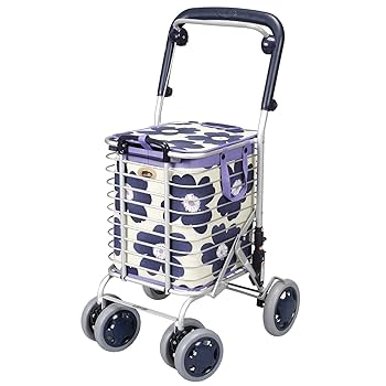 Uber ユーバ産業 ブレーキ付きアルミワイヤーカートA-0198H Amazon.co.jp: アルミワイヤーカート 花柄青 : 産業・研究開発用品