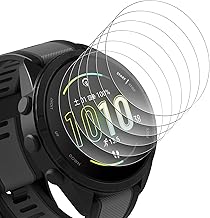 Bigqin 6 Stück Displayschutzfolie kompatibel mit Garmin Forerunner 165/165 Music, HD Klar Temperglas Folie 9H Härte Vollständige Abdeckung Blasenfrei Kratzfeste Schutzfolie
