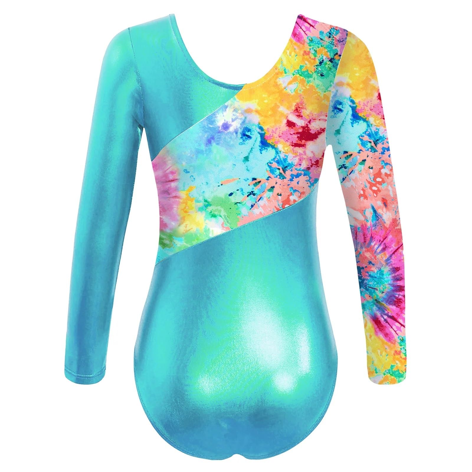 Maillot Gimnasia Ritmica niña Leotardo de Gimnasia for niñas, Leotardo de Ballet y Danza, Mono de Baile, Puesta en Escena, Disfraz de Baile(8)