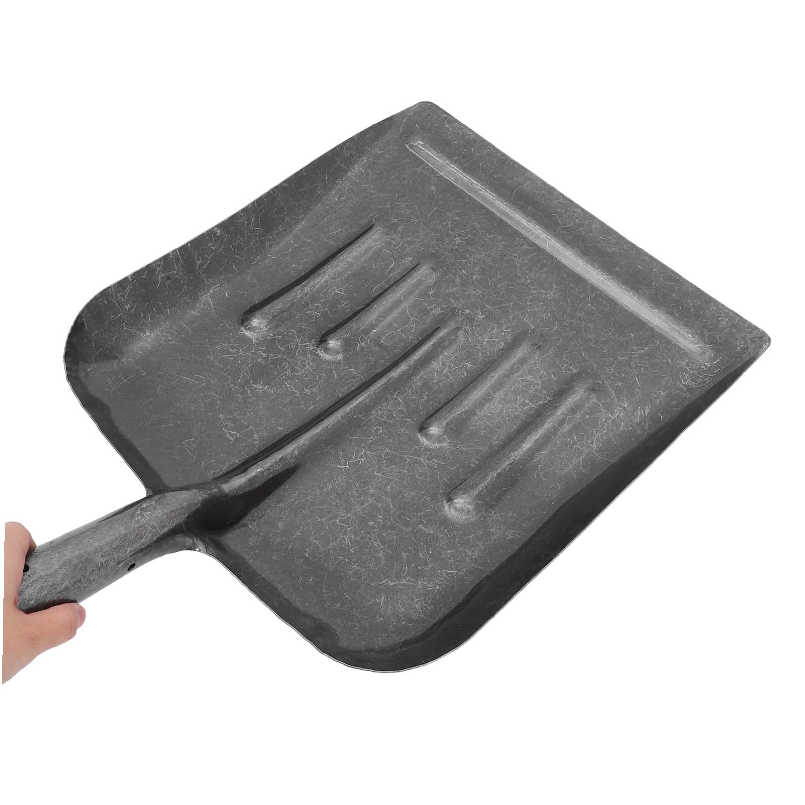 ifundom Pala Piatta Multifunzione in Acciaio al Manganese, Finitura Lucida, per Trapianto, Scavo e Rimozione Neve in Giardino e Orto