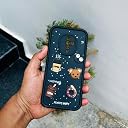 Pikkme Back Cover for Vivo S1 Pro | Cute Fun Cartoon 3D Bear Silicone Full Body Protection Bumper Case (Black) gallery image