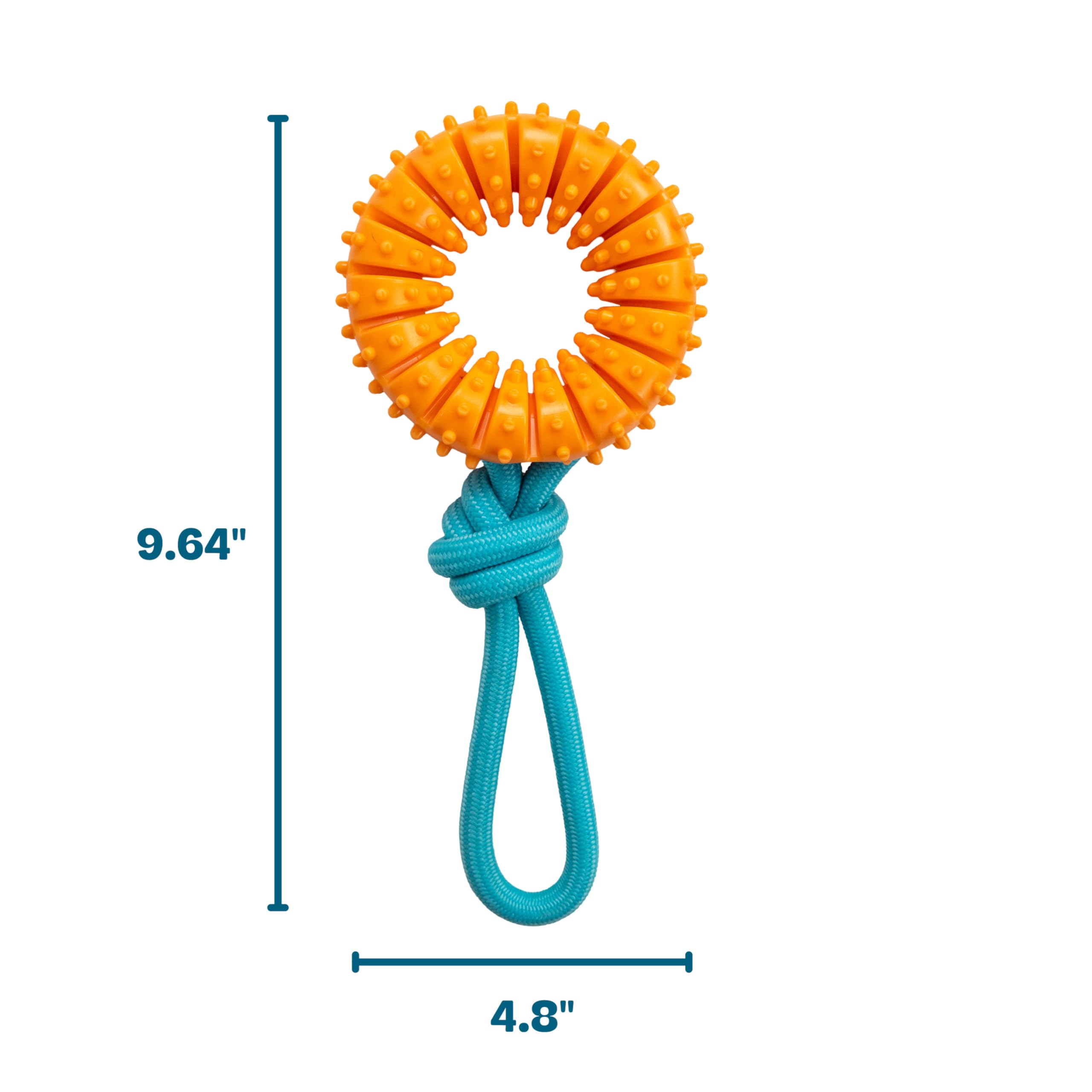 Outward Hound 2 w 1 Dental Chew Wheel zabawka do żucia dla psa i zabawka do szarpania, fioletowe