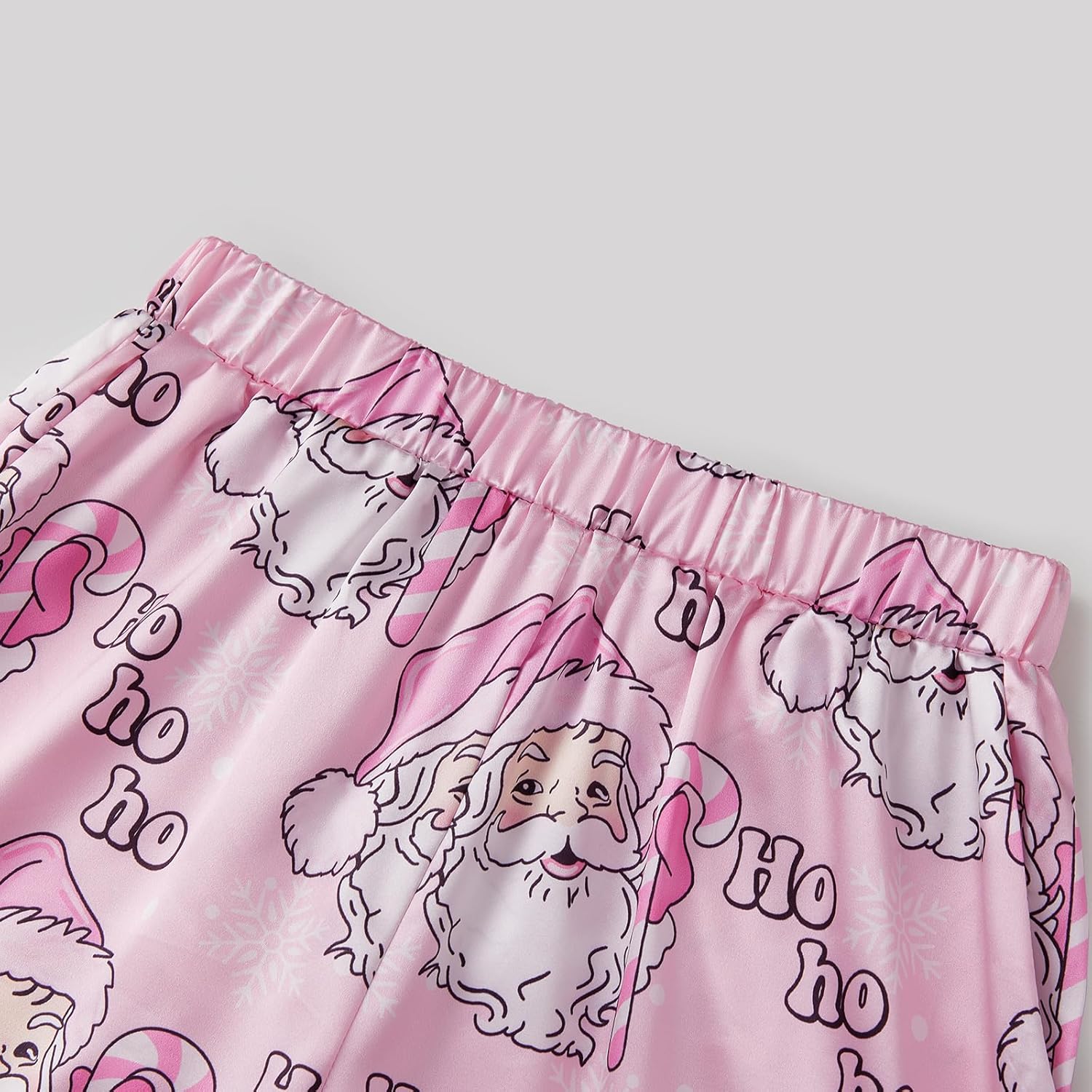 Awoscut Valentine's Day Family Pajamas Matching Sets Button Down Pajamas Stripe Bow Holiday Festival Sleepwear